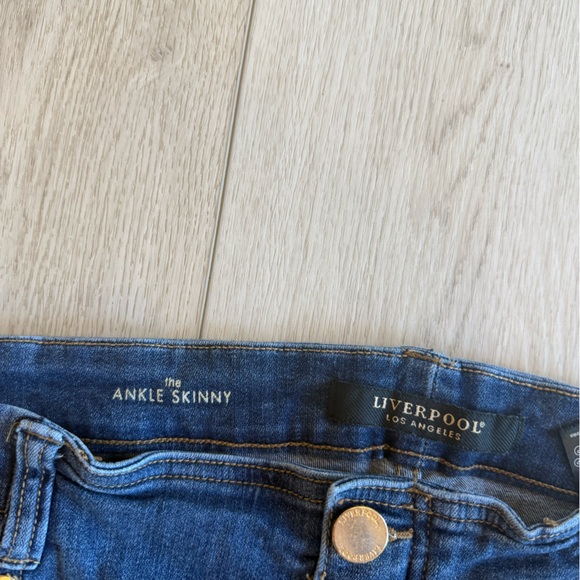 Liverpool Dark Blue Ankle Skinny Jeans - Picture 3 of 5